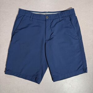 Under Armour Match Play Performance Stretch Navy Blue Golf Shorts Men's 34